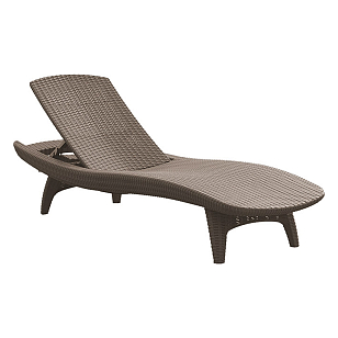 Шезлонг для дачи Keter Pacific капучино для дачи Шезлонг для дачи Keter Pacific капучино, садовая мебель