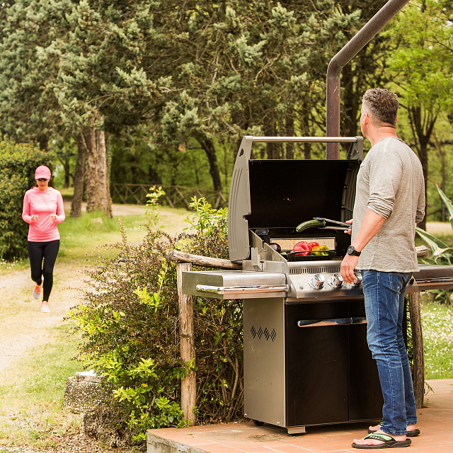 Гриль газовый Napoleon LE3 (нерж. сталь)