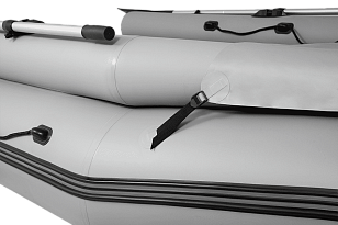 Лодка ПВХ Фрегат 390 F серая для хобби и пикника