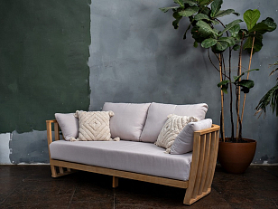 Диван из акации Joygarden Woodland 2-х местный, садовая мебель