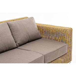 Диван 4SIS Боно трехместный Цвет: соломенный