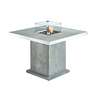 Уличный газовый стол камин Clifton Dinning Table Grey (без столешницы) для сада и загородного дома Уличный газовый стол камин Clifton Dinning Table Grey (без столешницы), уличное оборудование