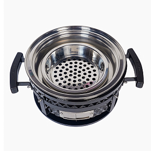 Настольный керамический гриль Diamond Egg Tabletop Grill Цвет: черный для сада