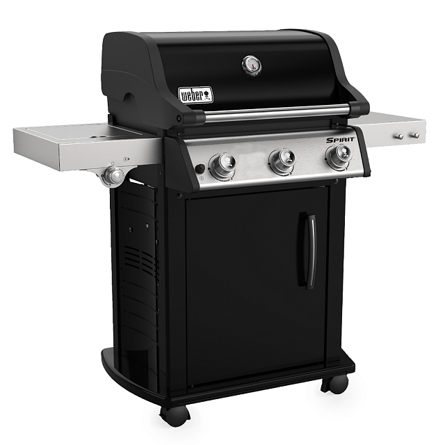 гриль газовый weber spirit e-325 gbs, черный