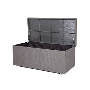 Плетёный сундук для хранения 4SIS Порту Цвет: графит, садовая мебель