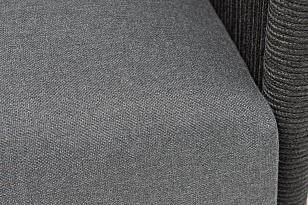 Диван 4SIS Джелло 3-местный, темно-серый, садовая мебель