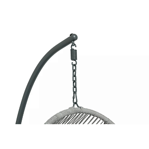 Подвесное кресло 4SIS Апулия, цвет серый, садовая мебель