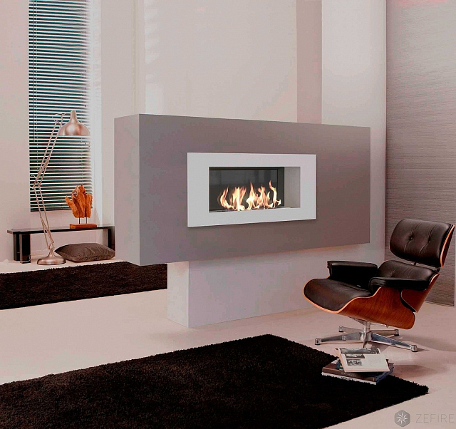 Биокамин ZeFire Orion White 900 со стемалитом