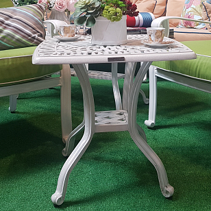 Кофейный стол Вишневый Садъ Классик Белый, садовая мебель