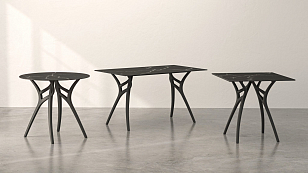 Стол прямоугольный Ivy-L Слоновая кость белая ножка 140 х 80, садовая мебель