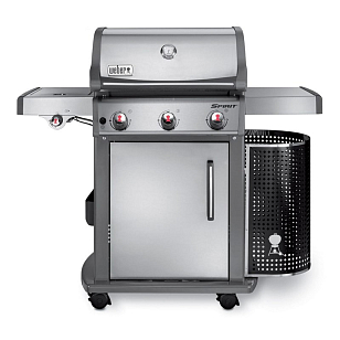 Гриль газовый Weber Spirit S-320 Premium GBS, нерж. сталь для приготовления пищи гриль газовый weber spirit s-320 premium gbs, нерж. сталь