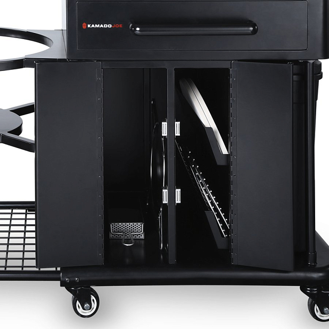 Керамический гриль яйцо Kamado Classic Joe II Red с тележкой