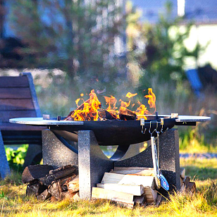 Столешница для костровой чаши Concretika 80, уличное оборудование