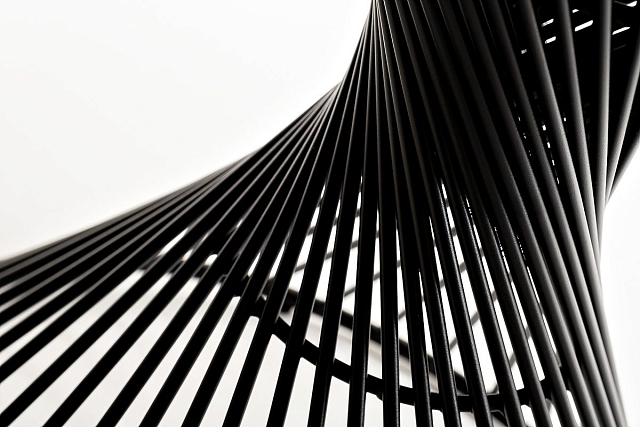 Стол 4SIS Луна интерьерный Цвет: черный матовый 