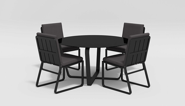 Стол Gardenini Primavera Black 