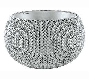 Кашпо Keter Cozies M подвесное Цвет: серый, уличное оборудование