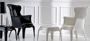 Стол-пуф Pedrali Pasha Цвет: белый для дачи Стол-пуф Pedrali Pasha Цвет: белый, садовая мебель