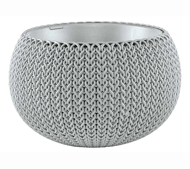 Кашпо Keter Cozies M подвесное Цвет: серый 