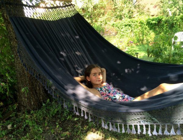 Гамак двухместный Lite Tulip синий