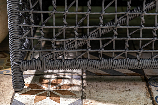 Плетеный диван Joygarden Lucca трехместный, садовая мебель