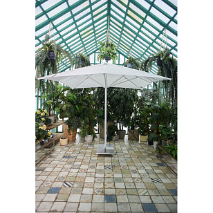 Зонт Lite Mistral 300 квадратный без волана Цвет: белый, садовая мебель