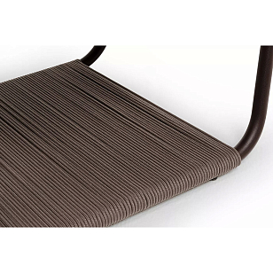 Стол журнальный 4SIS Гранада 90 х 60, каркас коричневый, роуп коричневый, столешница дуб для дачи Стол журнальный 4SIS Гранада 90 х 60, каркас коричневый, роуп коричневый, столешница дуб, садовая мебель