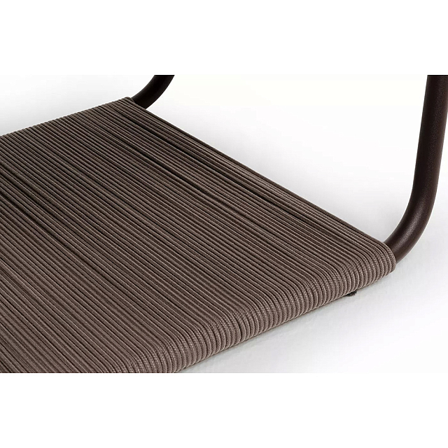 Стол журнальный 4SIS Гранада 90 х 60, каркас коричневый, роуп коричневый, столешница дуб 