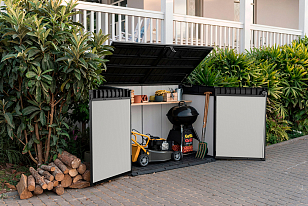 Высокий шкаф Keter Premiere Premiere Jumbo 2020 л, садовая мебель