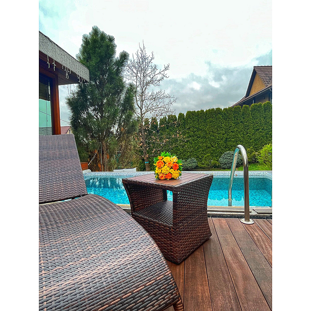 Столик для шезлонга Lite Bordo 