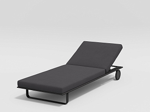 Шезлонг Gardenini Hacienda Dark, садовая мебель