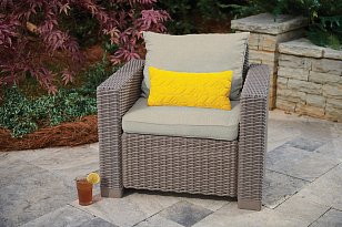 Кресло Keter California (2 шт) капучино для дачи Кресло Keter California (2 шт) капучино, садовая мебель