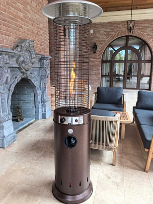 Уличный газовый обогреватель WWT 13D Pro Brown mini, уличное оборудование