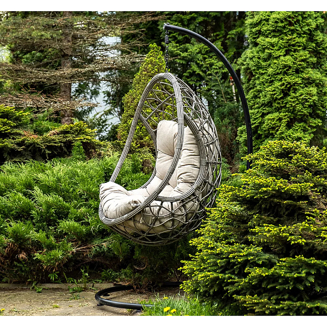 Подвесное кресло 4SIS Венеция, цвет серый 