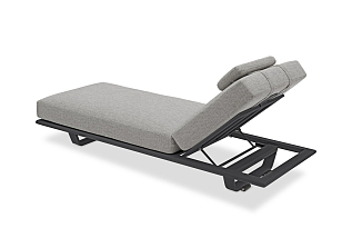 Комплект лежаков Brafritid Gotland антрацит/серый, алюминий, садовая мебель