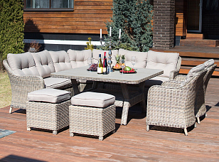 Комплект мебели из искусственного ротанга Lite Sorrento, садовая мебель