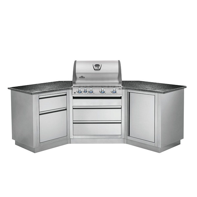 Модульная летняя кухня Oasis 200 с грилем Napoleon Bilex-605