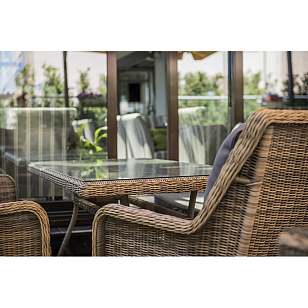 Лаунж зона 4SIS Гляссе, цвет соломенный, садовая мебель