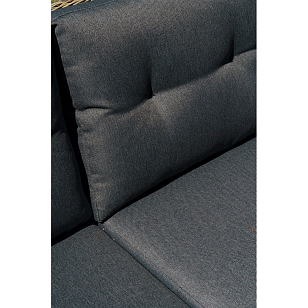 Диван двухместный Lite Venezia Цвет: коричневый, садовая мебель