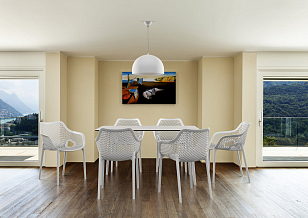 Кресло Siesta Contract Air XL Цвет: белый для дачи Кресло Siesta Contract Air XL Цвет: белый, садовая мебель