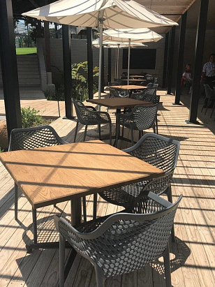 Кресло Siesta Contract Air XL Цвет: черный для дачи Кресло Siesta Contract Air XL Цвет: черный, садовая мебель