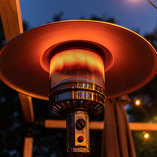 Уличный газовый обогреватель La Hacienda H1 All Black, уличное оборудование