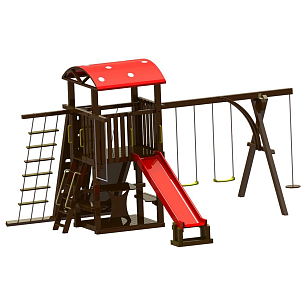 Деревянный городок Leda Грибок, уличное оборудование