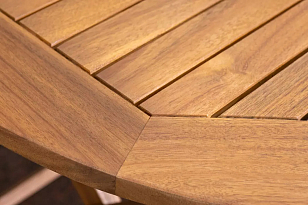 Стол из акации Joygarden Oxford складной 150 см, садовая мебель