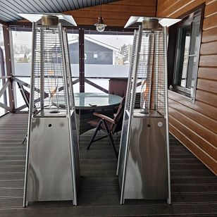 Уличный газовый обогреватель WWT 13I Stainless steel Mini, уличное оборудование