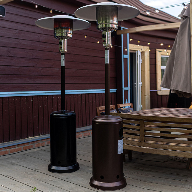 Уличный газовый обогреватель La Hacienda H1 Bronze 