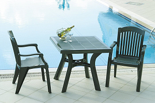 Стол обеденный Siesta Contract Viva Цвет: зеленый, садовая мебель