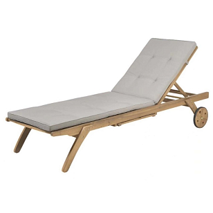 Шезлонг-лежак Lite Berna Beige, садовая мебель