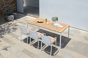 Кресло с подушкой Tagliamento Armona Цвет: белый, терракотовый, садовая мебель