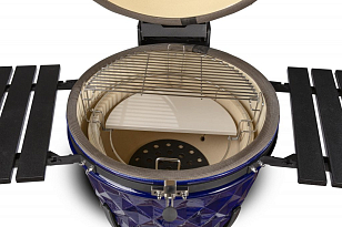 гриль керамический diamond egg xl цвет: синий для приготовления пищи гриль керамический diamond egg xl цвет: синий для дачи