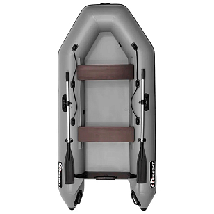 Лодка ПВХ Фрегат 300 Е серая для отдыха за городом Лодка ПВХ Фрегат 300 Е серая для хобби и пикника